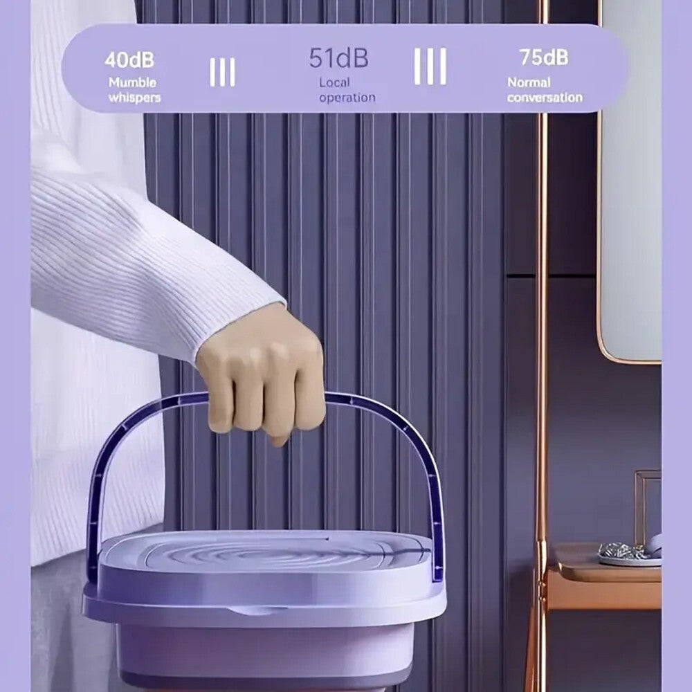 Portable Washing Machine Mini Washer Foldable Washer and Spin Dryer Small Travel