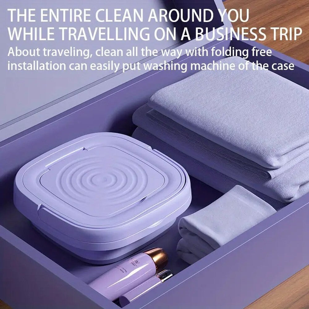 Portable Washing Machine Mini Washer Foldable Washer and Spin Dryer Small Travel