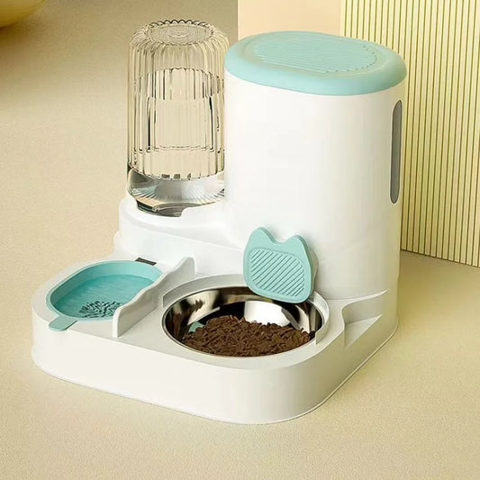 Cat Bowl Automatic Feeder for Cats, Dogs, Pets, Water Dispensers, Integrated Cat Bowl, Cat Food Basin, Dogs, Eating, Drinking Wa