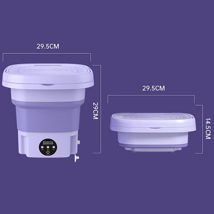 Portable Washing Machine Mini Washer Foldable Washer and Spin Dryer Small Travel