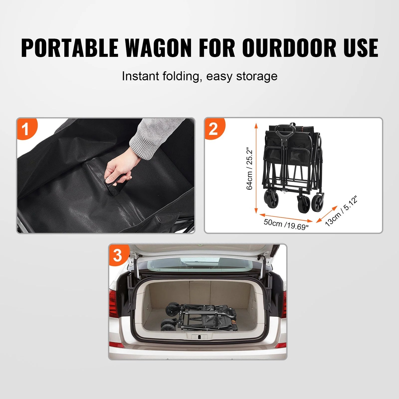 Collapsible Folding Wagon Cart