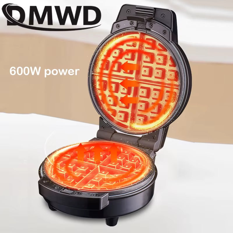 110V Electric Waffle Maker and 3-in-1 Breakfast Machine for Donuts, Sandwiches, and Paninis - EU/US Compatible