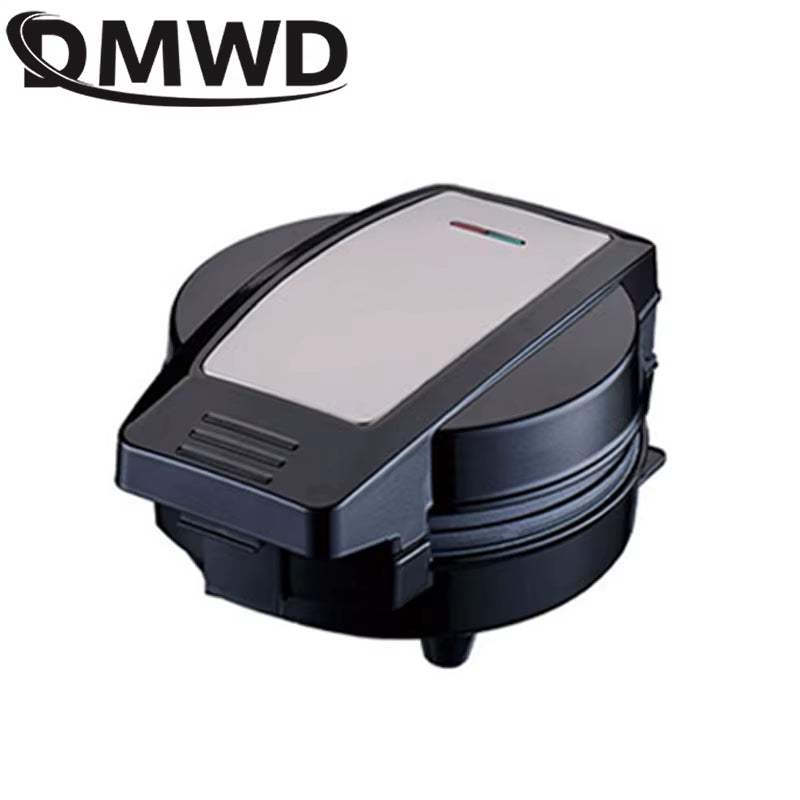 110V Electric Waffle Maker and 3-in-1 Breakfast Machine for Donuts, Sandwiches, and Paninis - EU/US Compatible