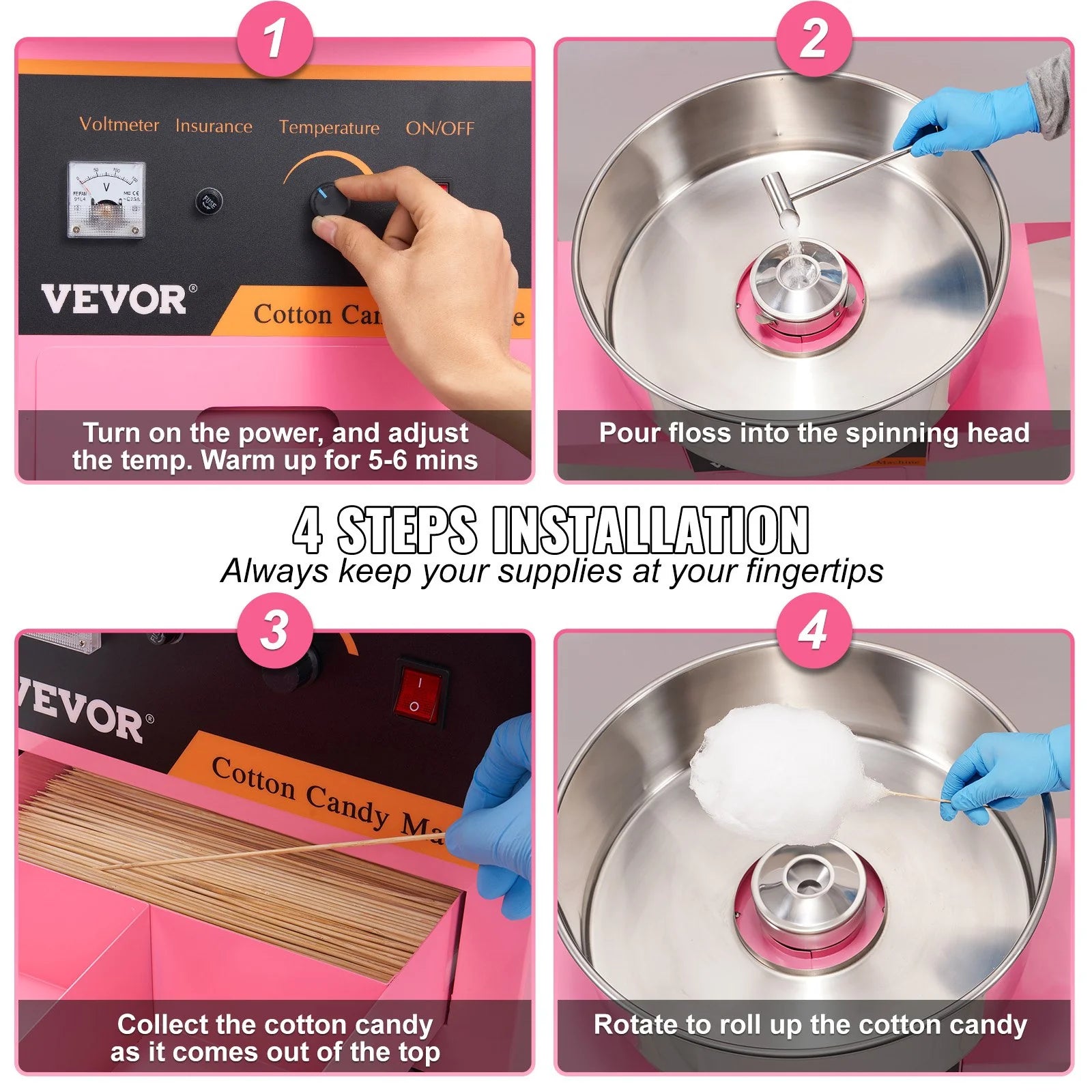 Electric Cotton Candy Machine Commercial 