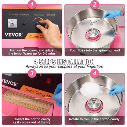 Electric Cotton Candy Machine Commercial 