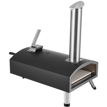 VEVOR 12 Outdoor Pizza Oven Portable Wood Pellet Pizza Oven Iron Spray Camping