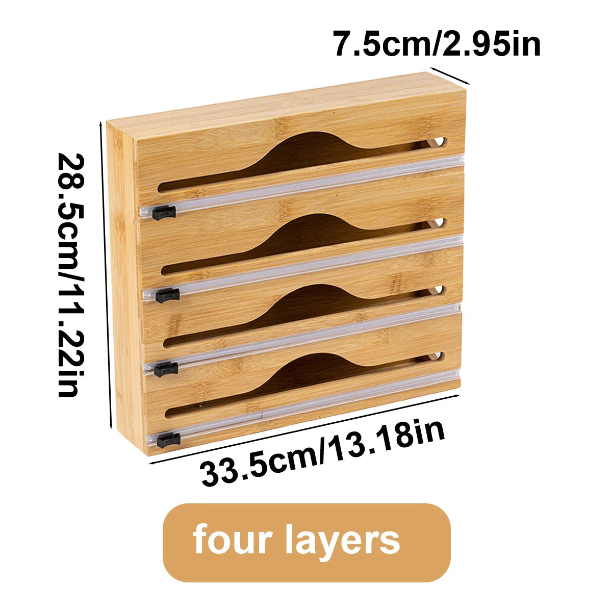 Wrapneat Wrap Organizer with Cutter and Labels